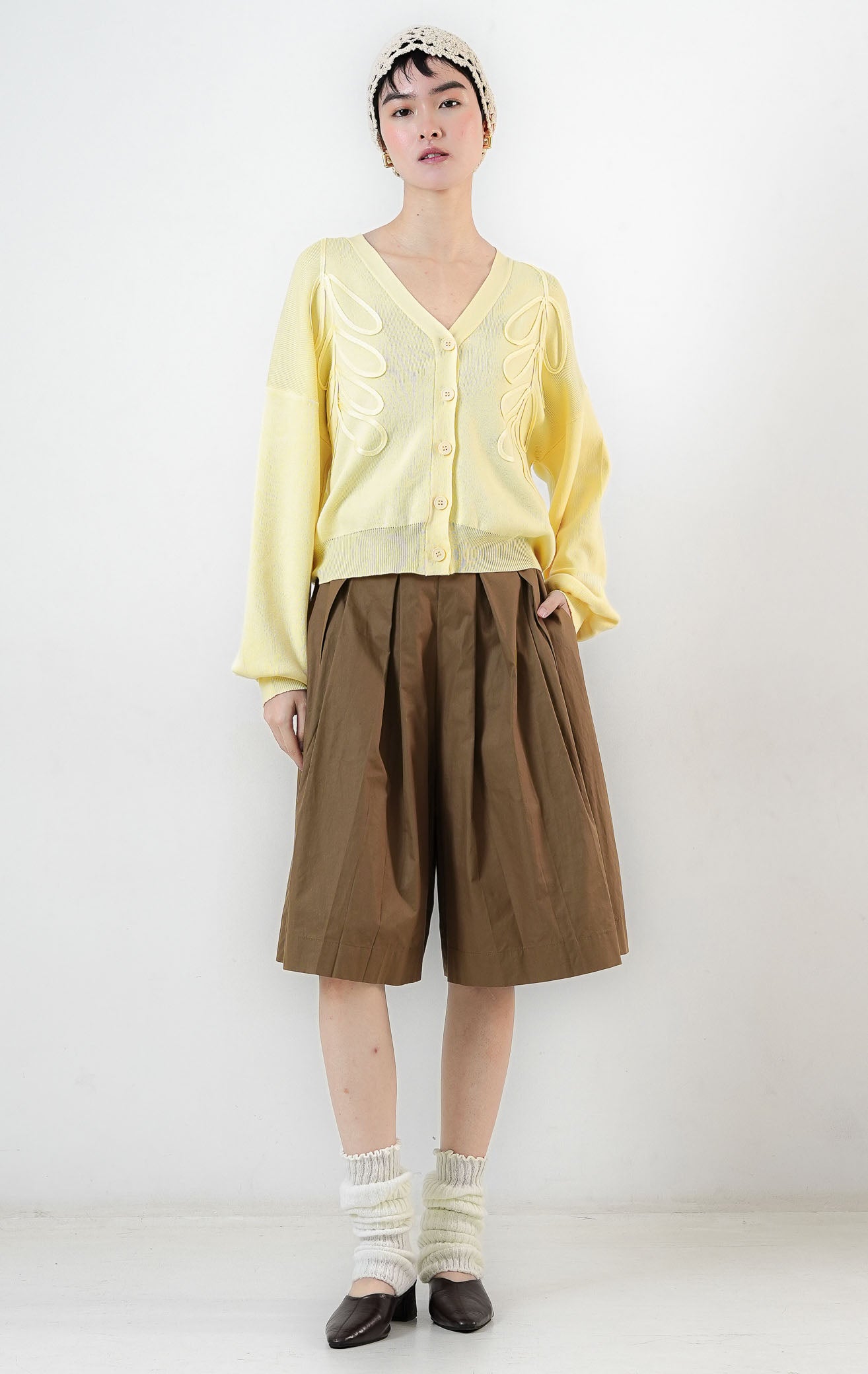 Bailey Cardigan Butter Yellow
