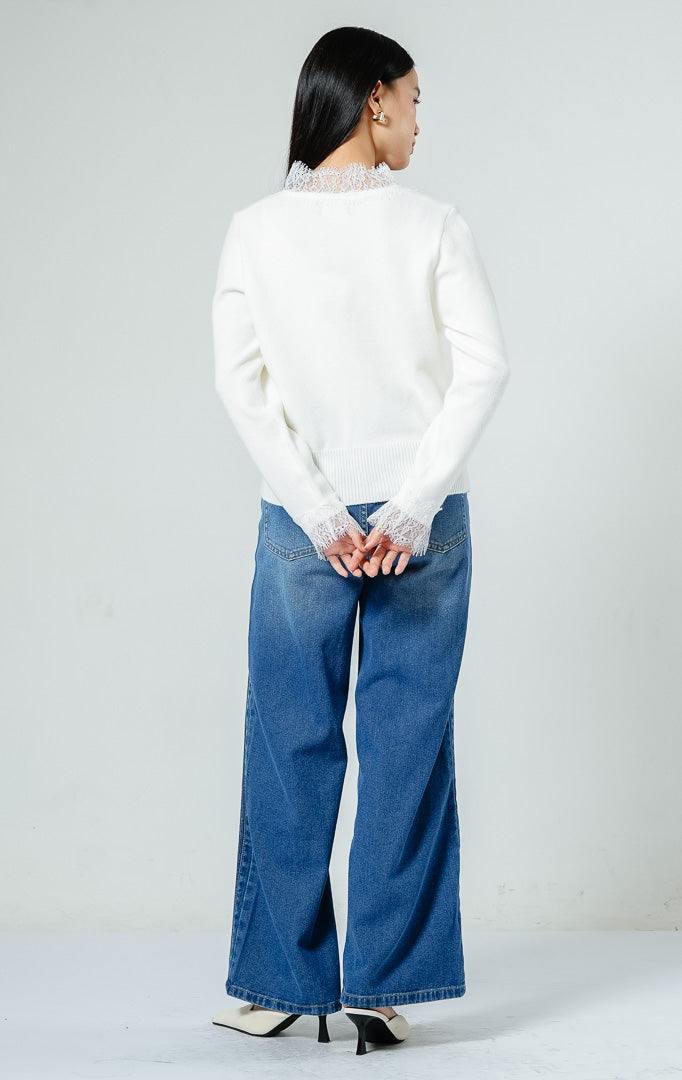 Mirabel Sweater White
