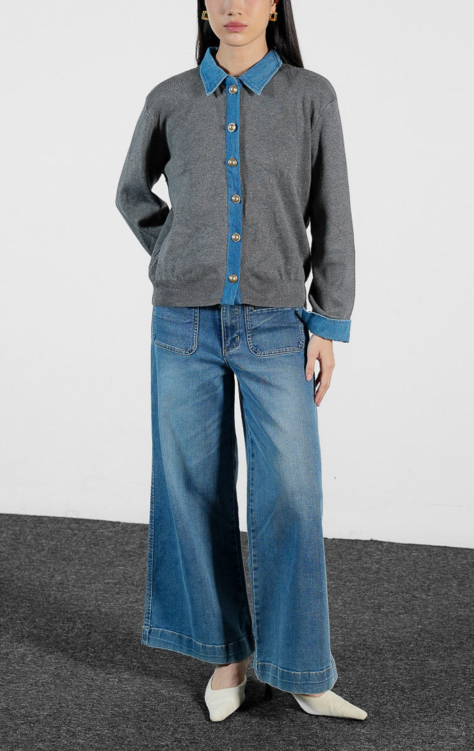 Osmira Cardigan Grey