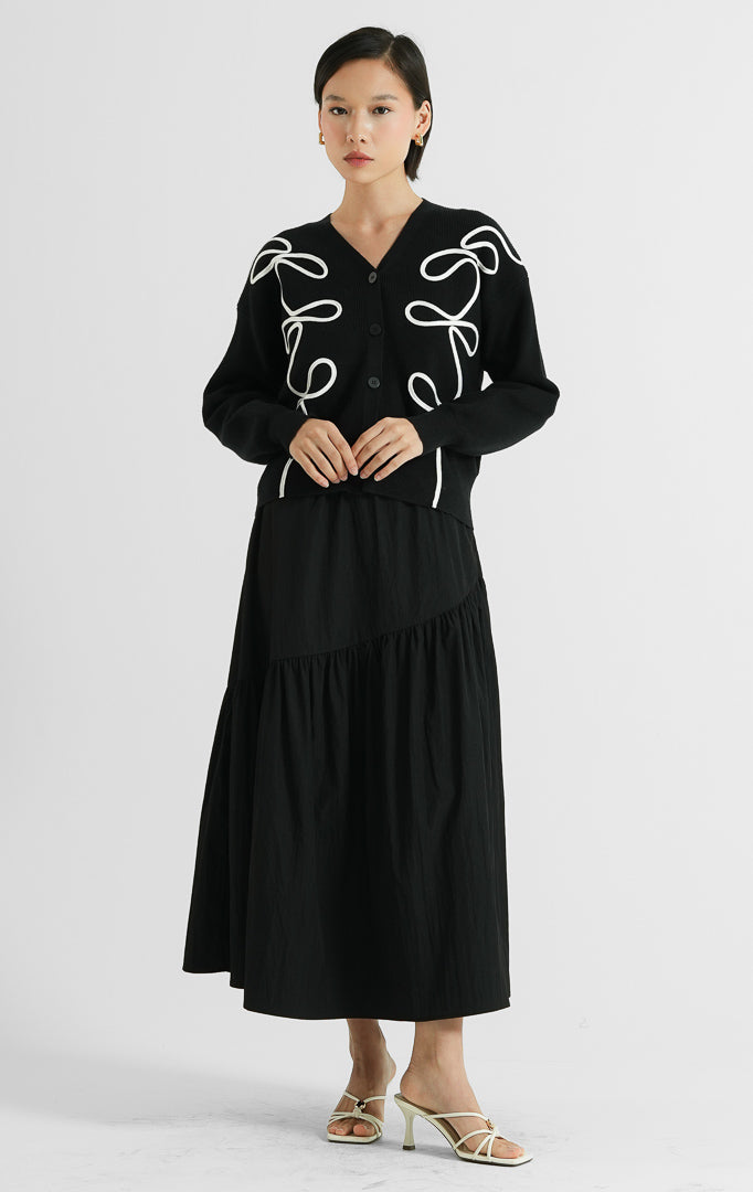 Nirexon Cardigan Black