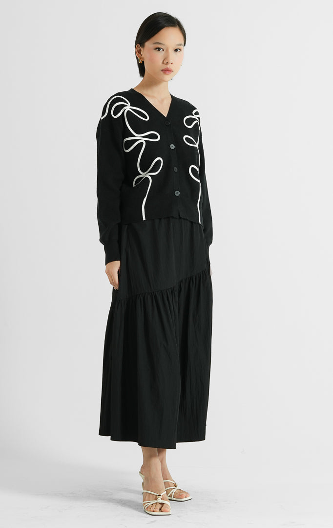 Nirexon Cardigan Black