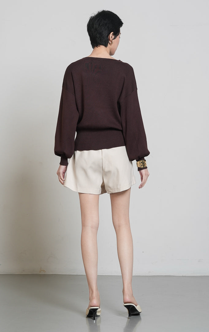 Ismeria Sweater Dark Brown