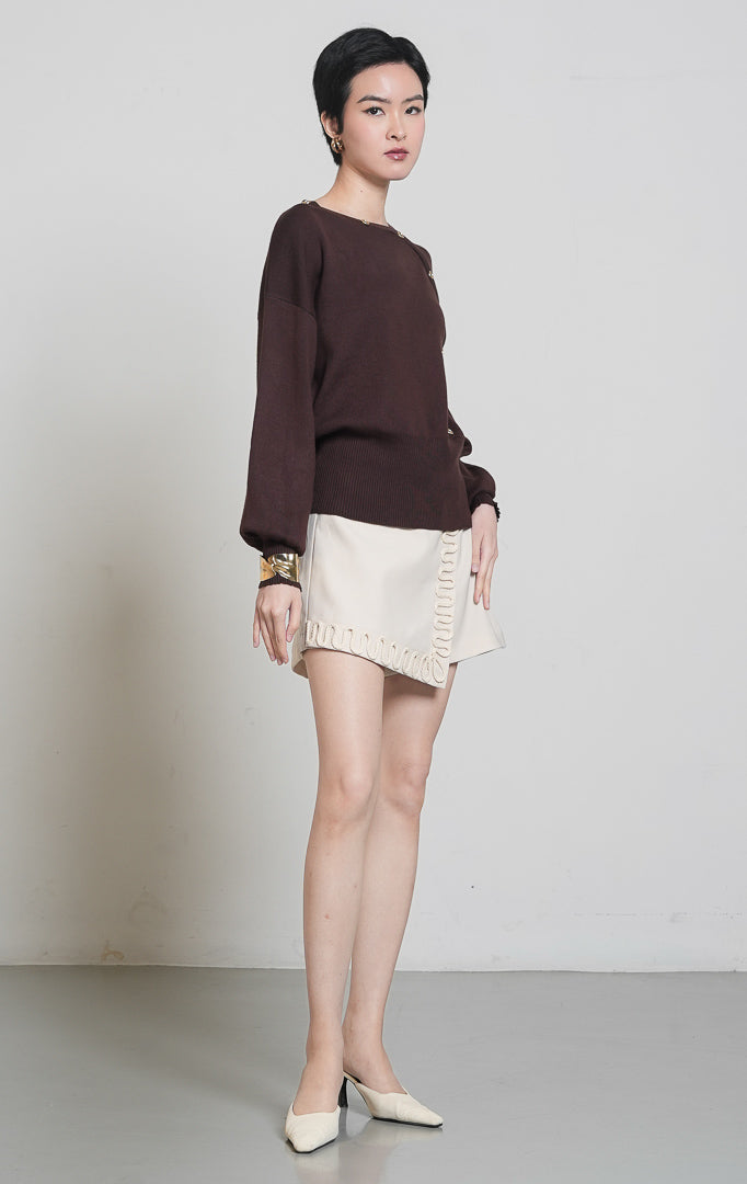 Ismeria Sweater Dark Brown