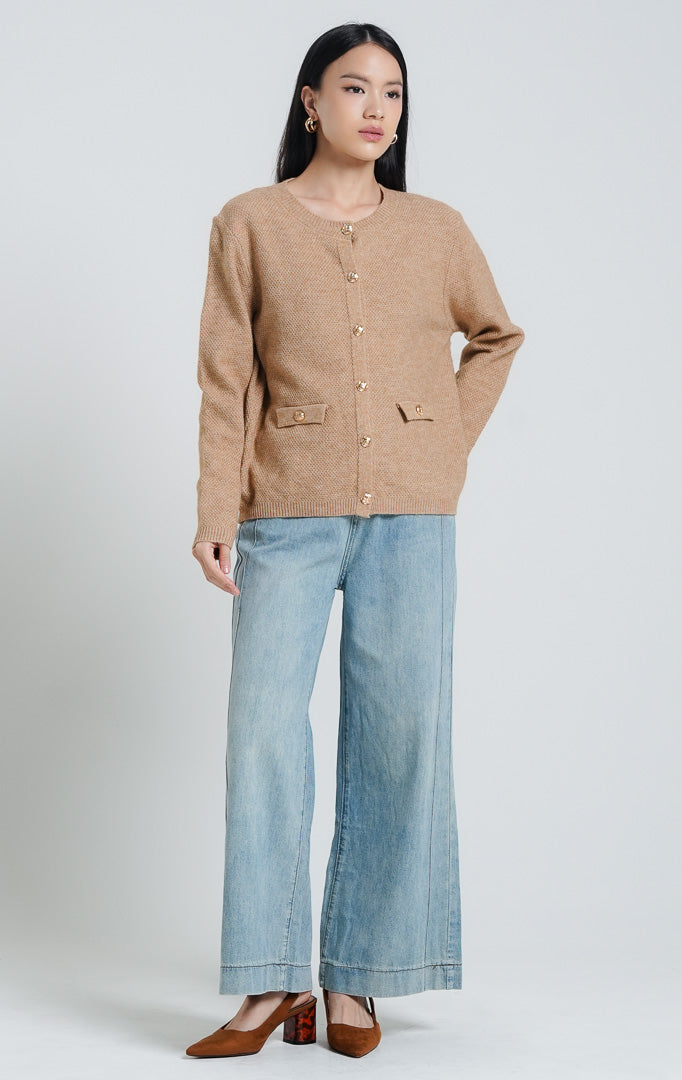 Elaris Cardigan Khaki