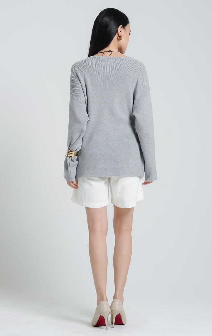 Salestia Sweater Light Grey