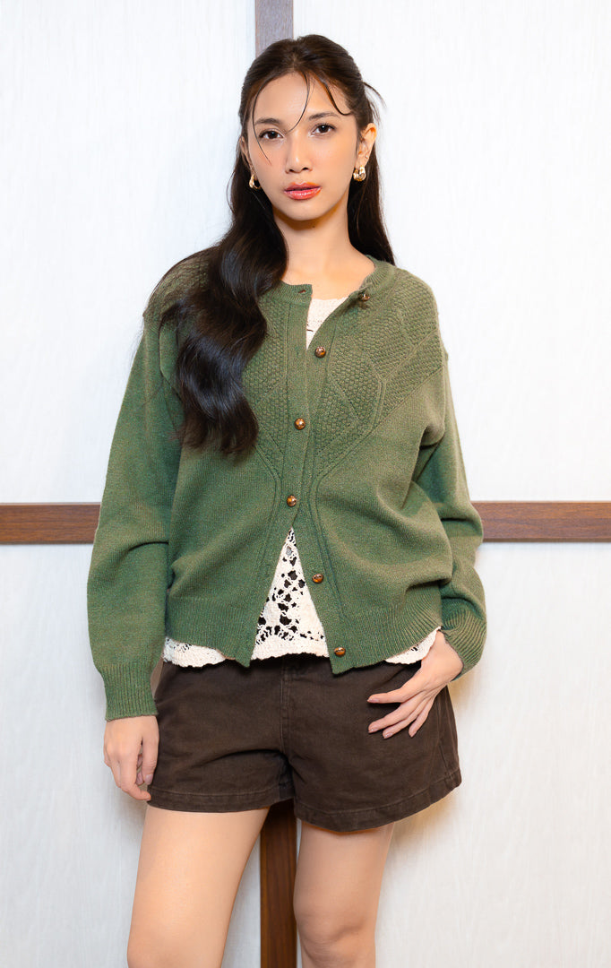 SF Isvelia Cardigan Olive