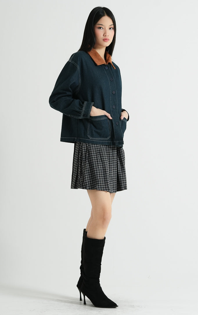 Avena Jacket Dark Denim