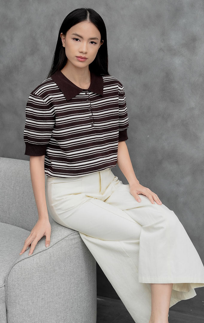 Varnel Top Dark Brown