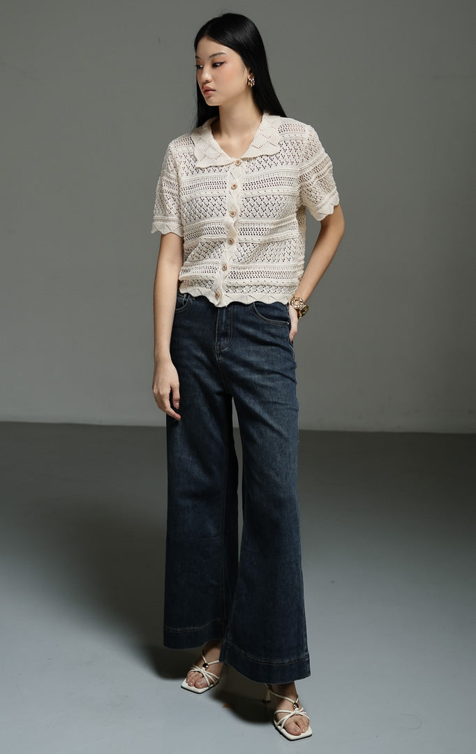 Silmora Top Ivory
