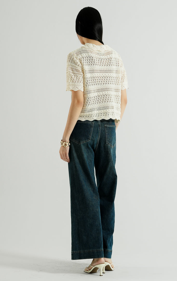 Silmora Top Ivory