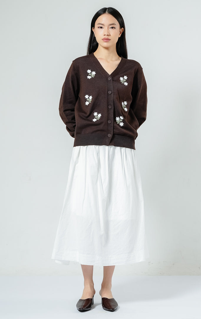 Morlith Cardigan Dark Brown