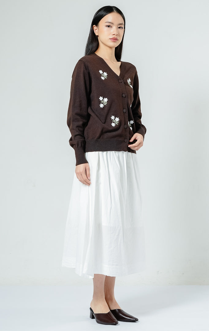 Morlith Cardigan Dark Brown