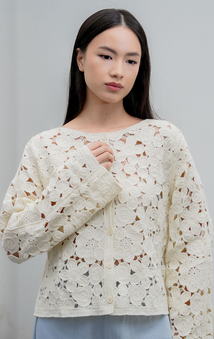 Novastra Cardigan Ivory