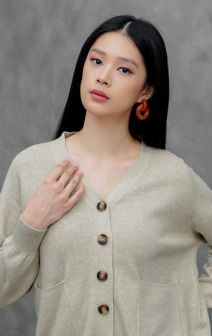 Lumora Cardigan Khaki