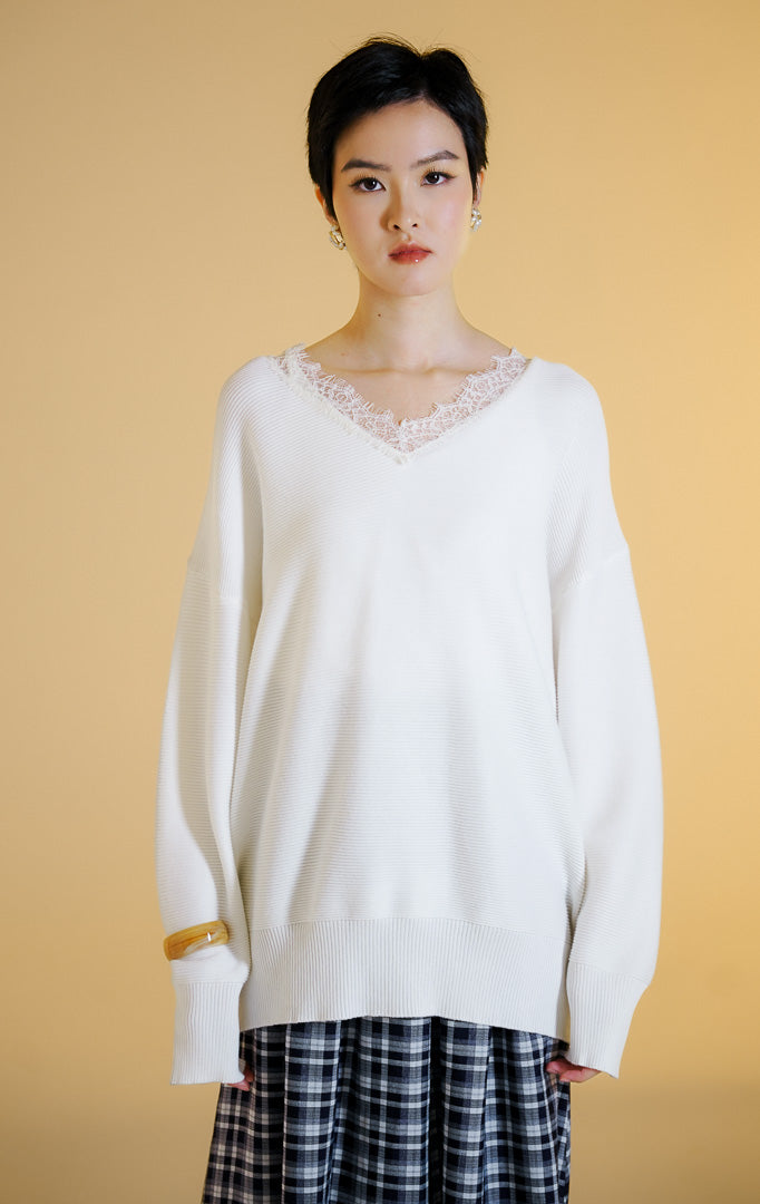 Sevile Sweater White