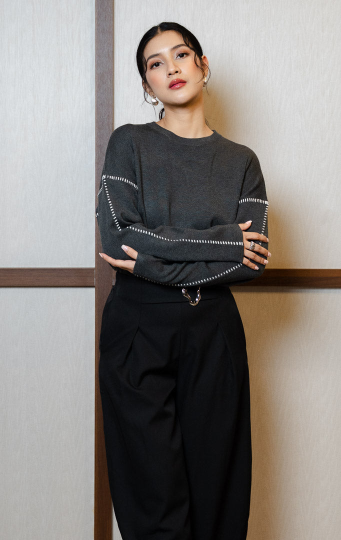 SF Annecy Sweater Dark Grey