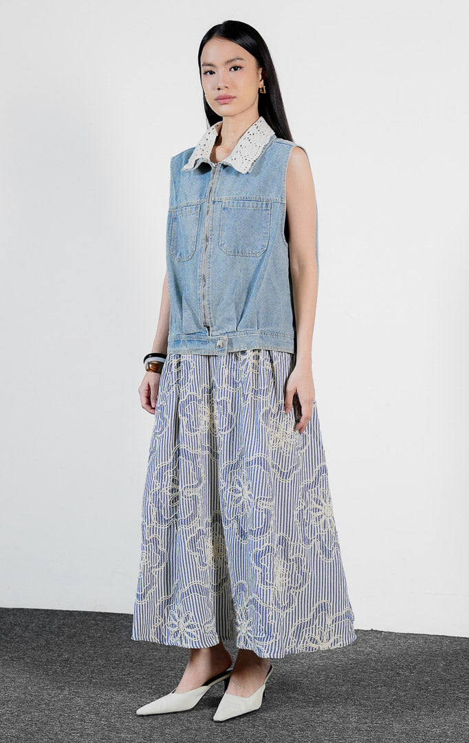 Trixie Vest Light Denim