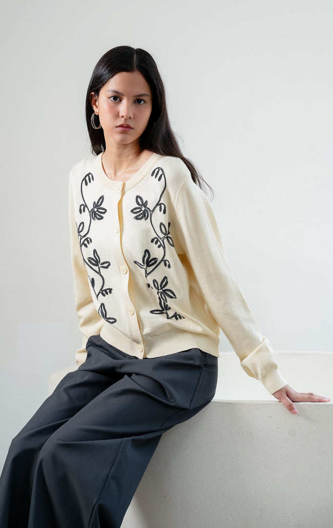 Oriana Cardigan Butter Yellow