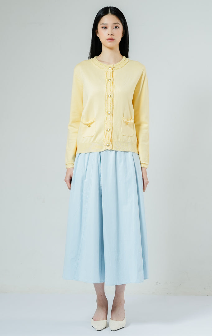 Guilin Cardigan Butter Yellow