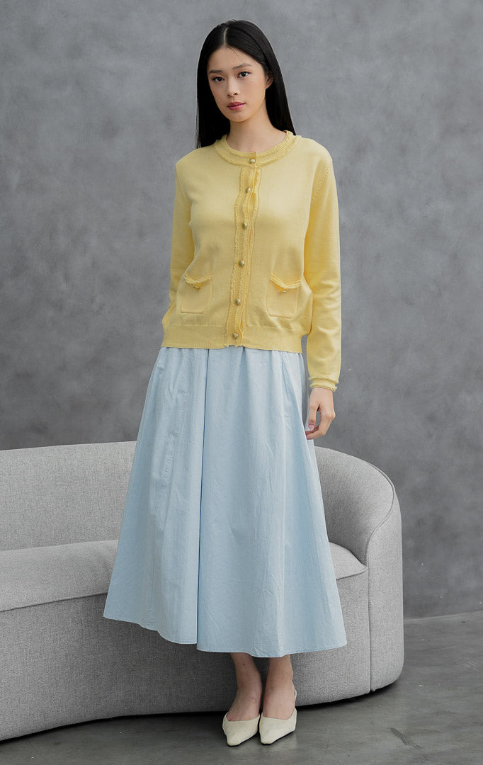 Guilin Cardigan Butter Yellow