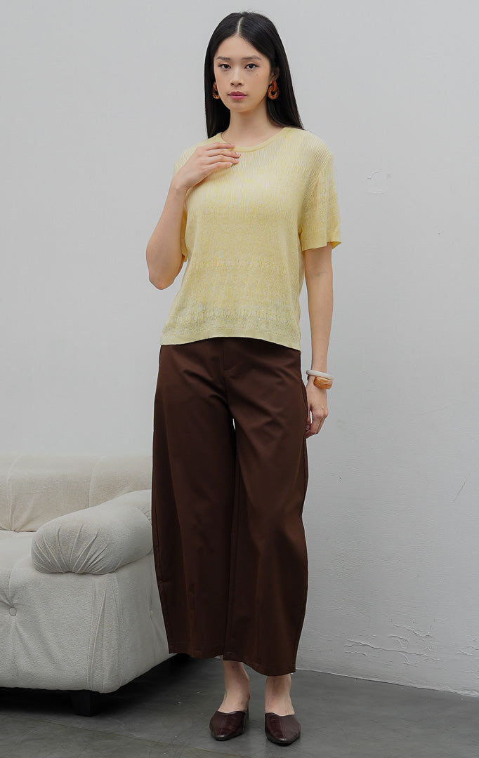 Anatella Top Butter Yellow