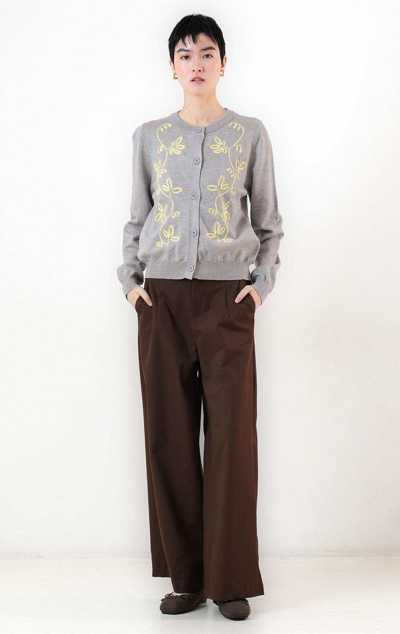 Oriana Cardigan Grey