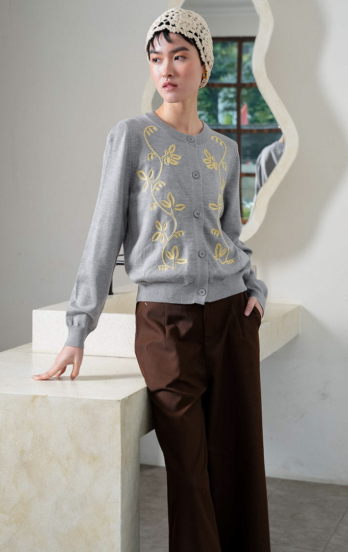 Oriana Cardigan Grey
