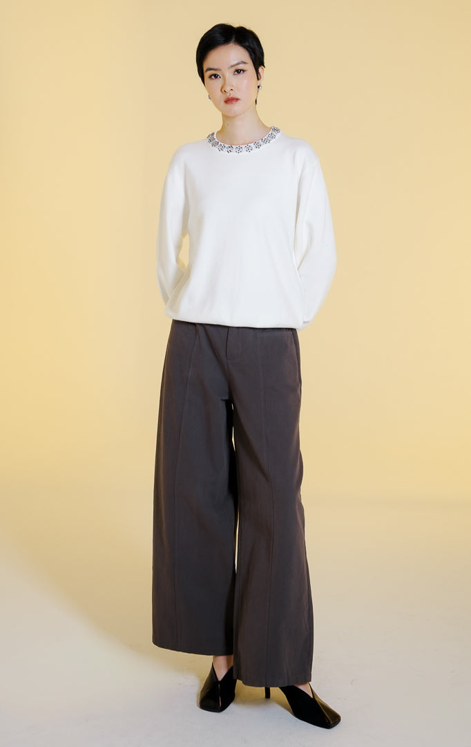 Luella Sweater White