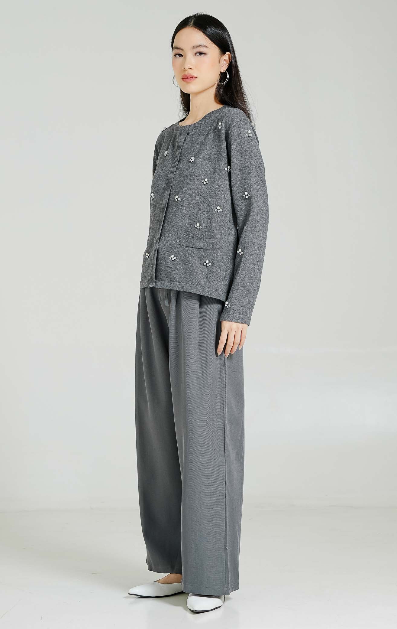 Portia Cardigan Grey