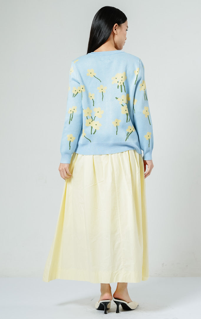 Fleur Cardigan Light Blue