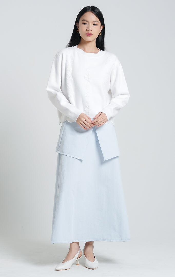 Galina Sweater White