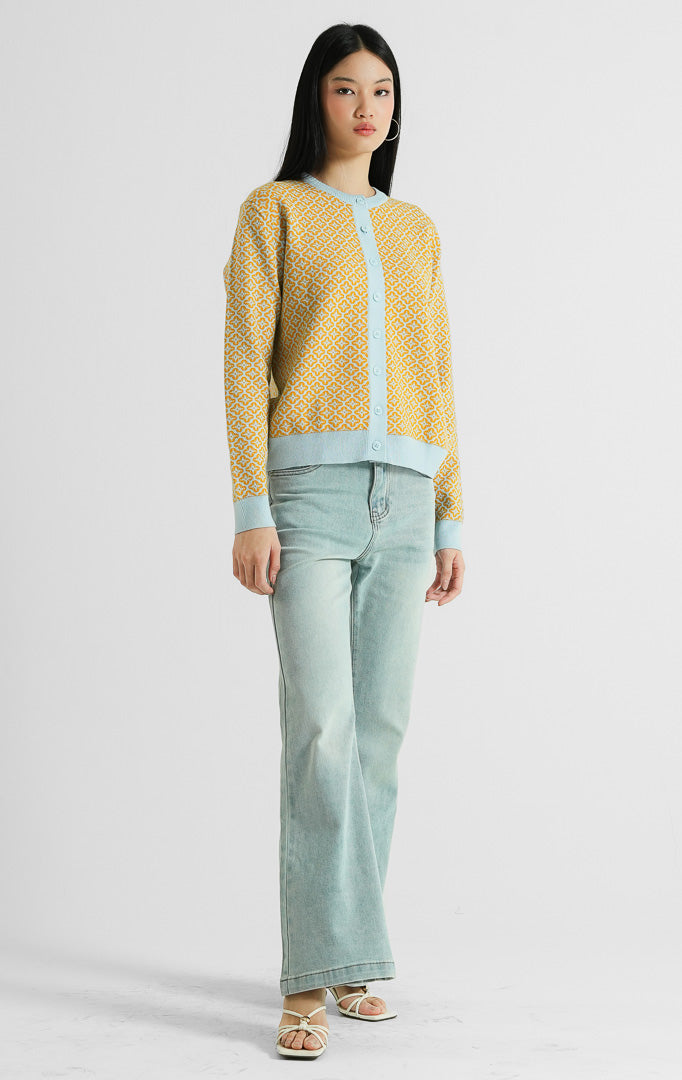 Zayley Cardigan Yellow