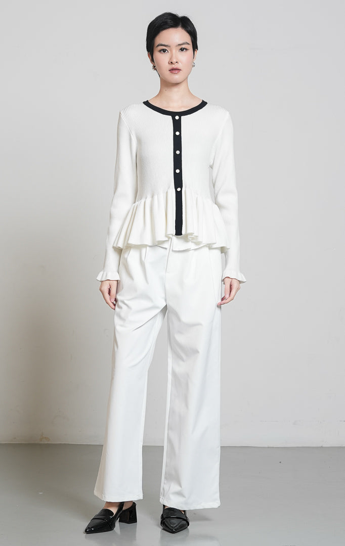 Lexie Cardigan White