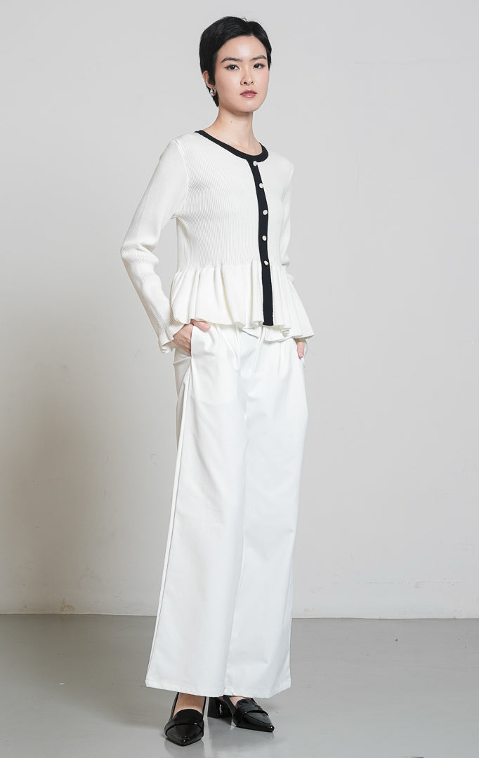 Lexie Cardigan White