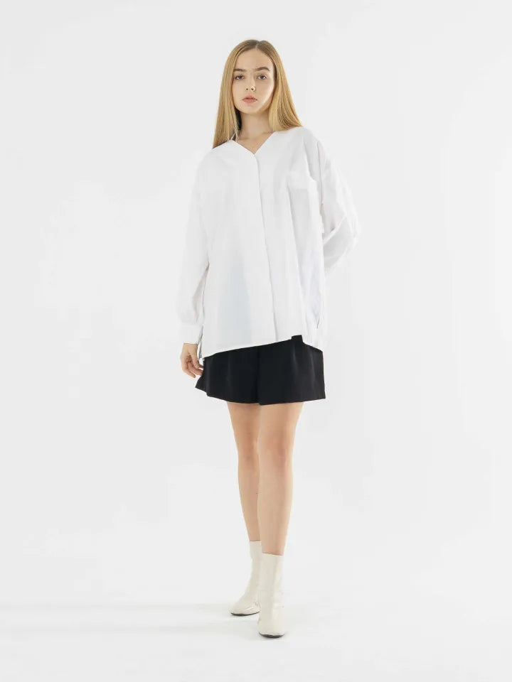 Justine Shirt White