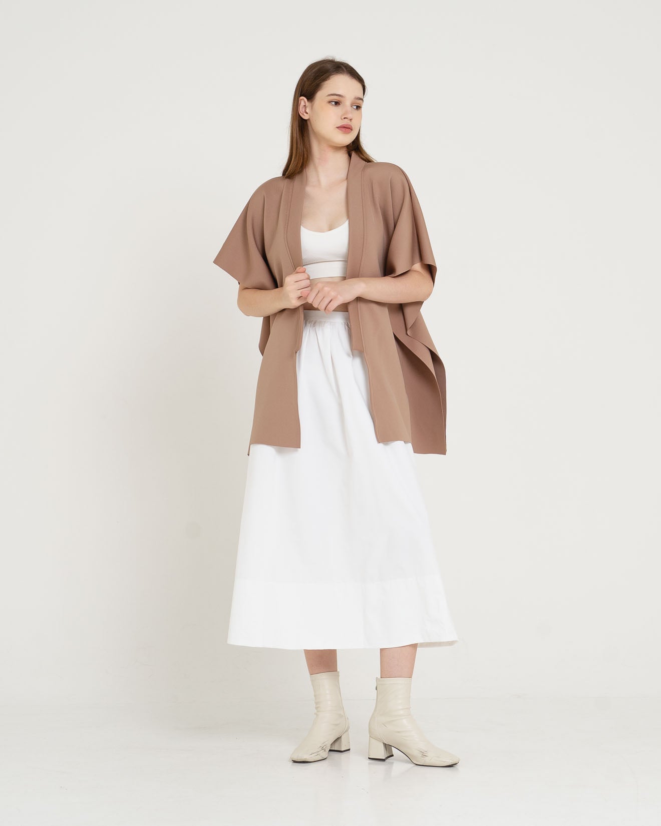 Kara Oversized Brown Outer – 611576