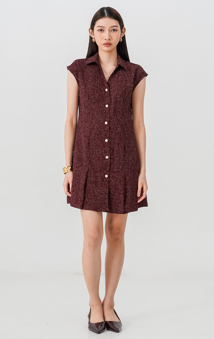 Airin Dress Maroon
