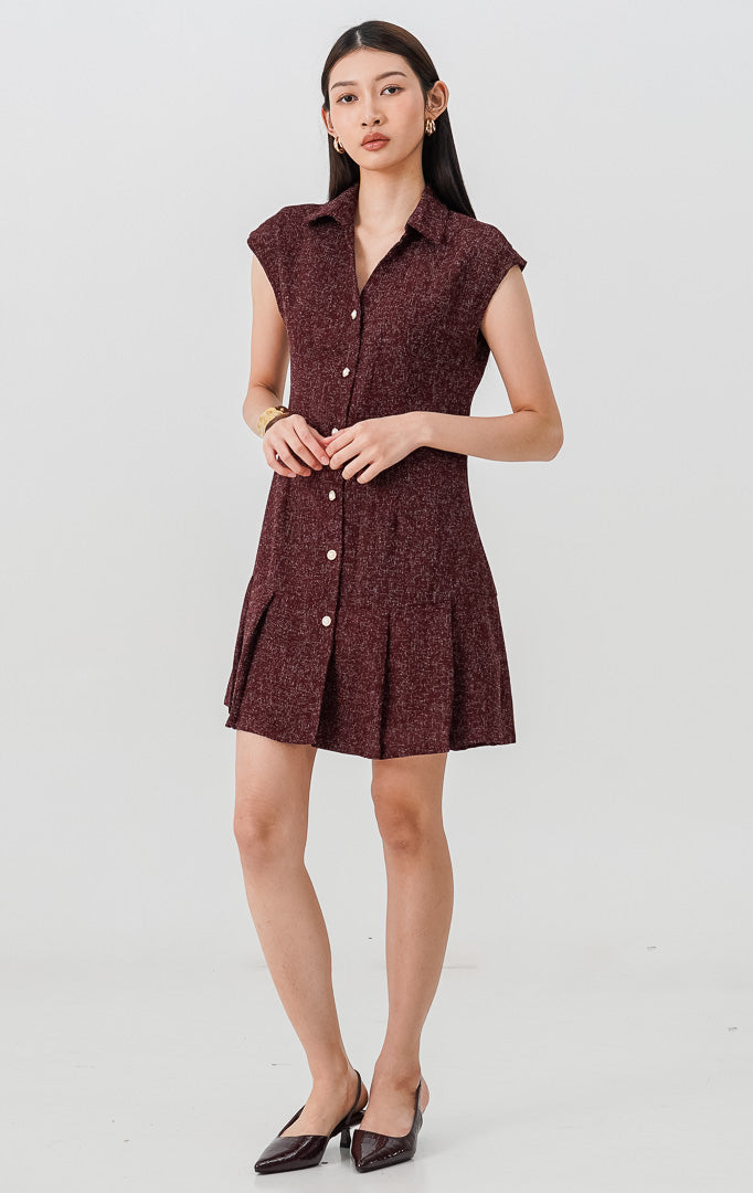 Airin Dress Maroon