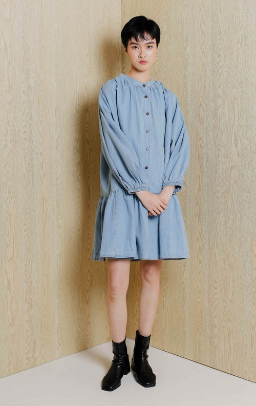 Elisa Dress Light Denim