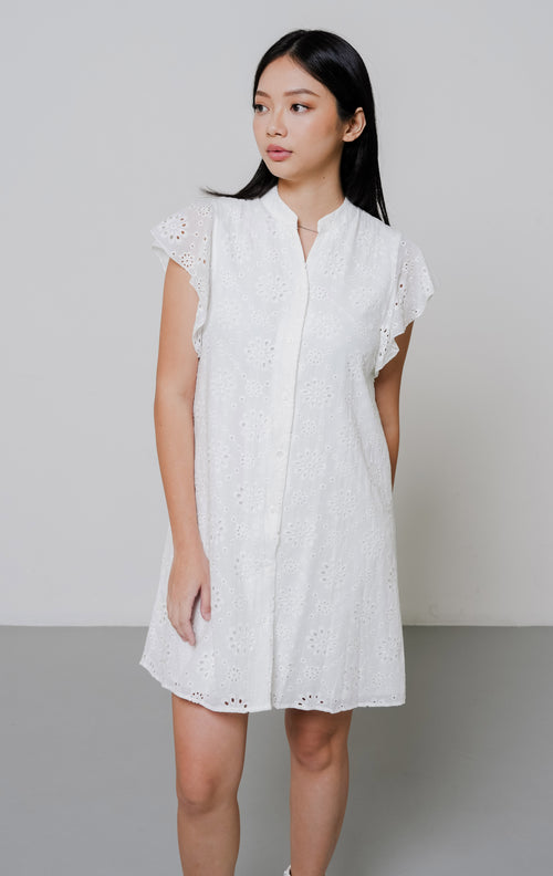 Orrin Dress White