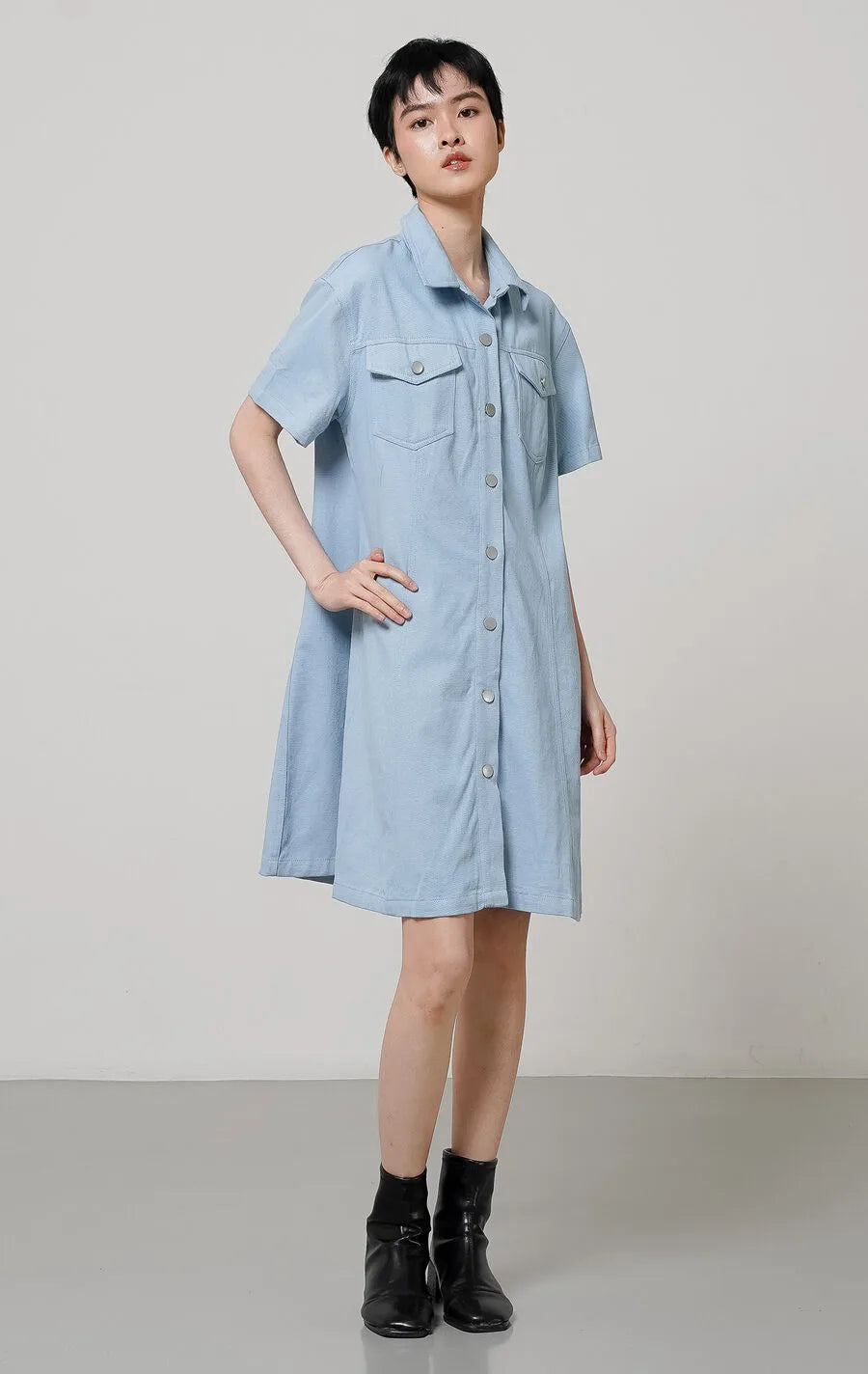 Davina Dress Blue