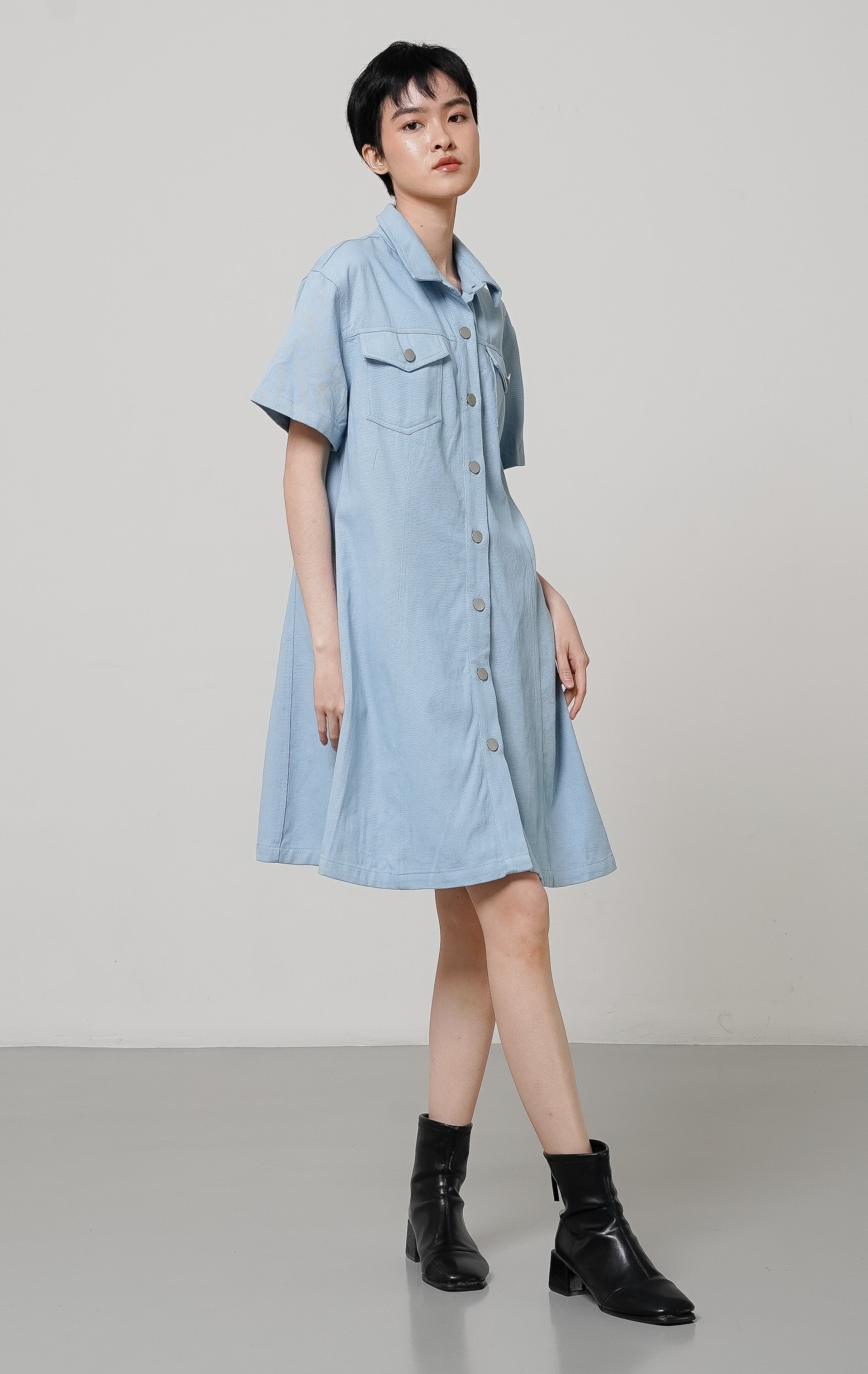 Davina Dress Blue