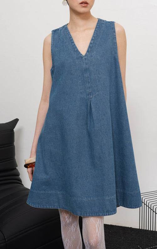 Madeline Dress Denim