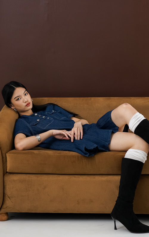 Moira Dress Denim