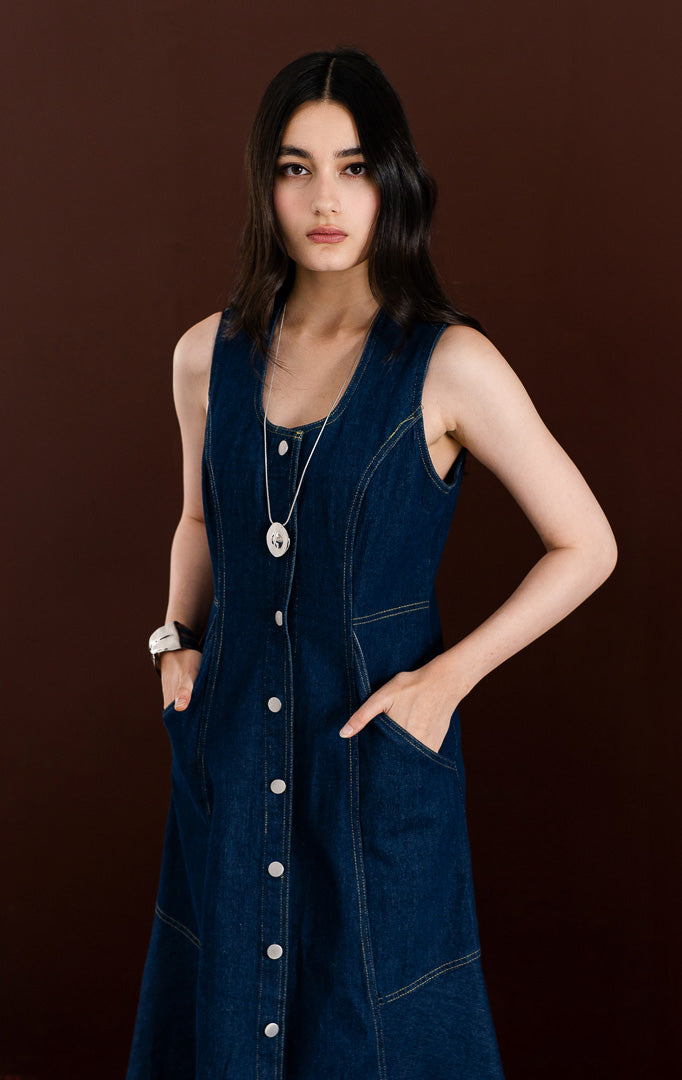 Lita Dress Denim