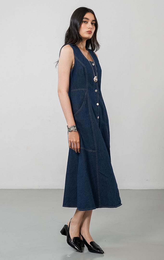 Lita Dress Denim