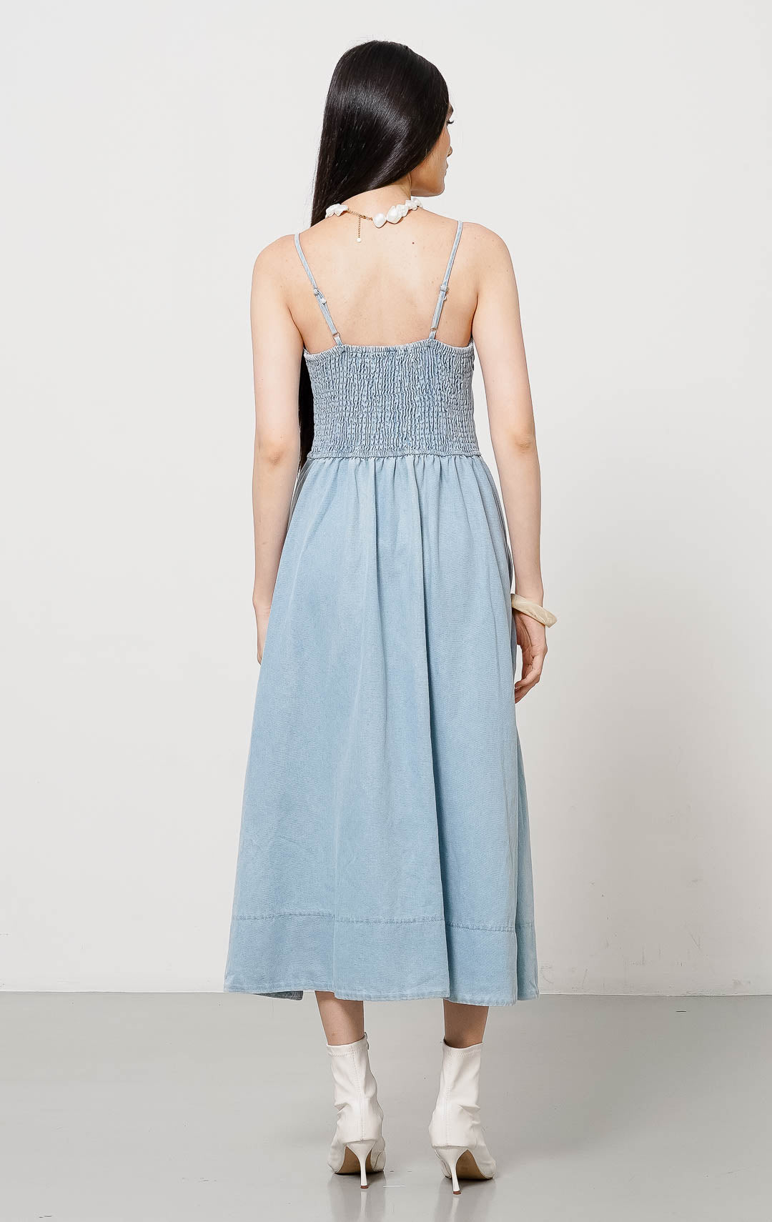Cassandra Dress Light Denim