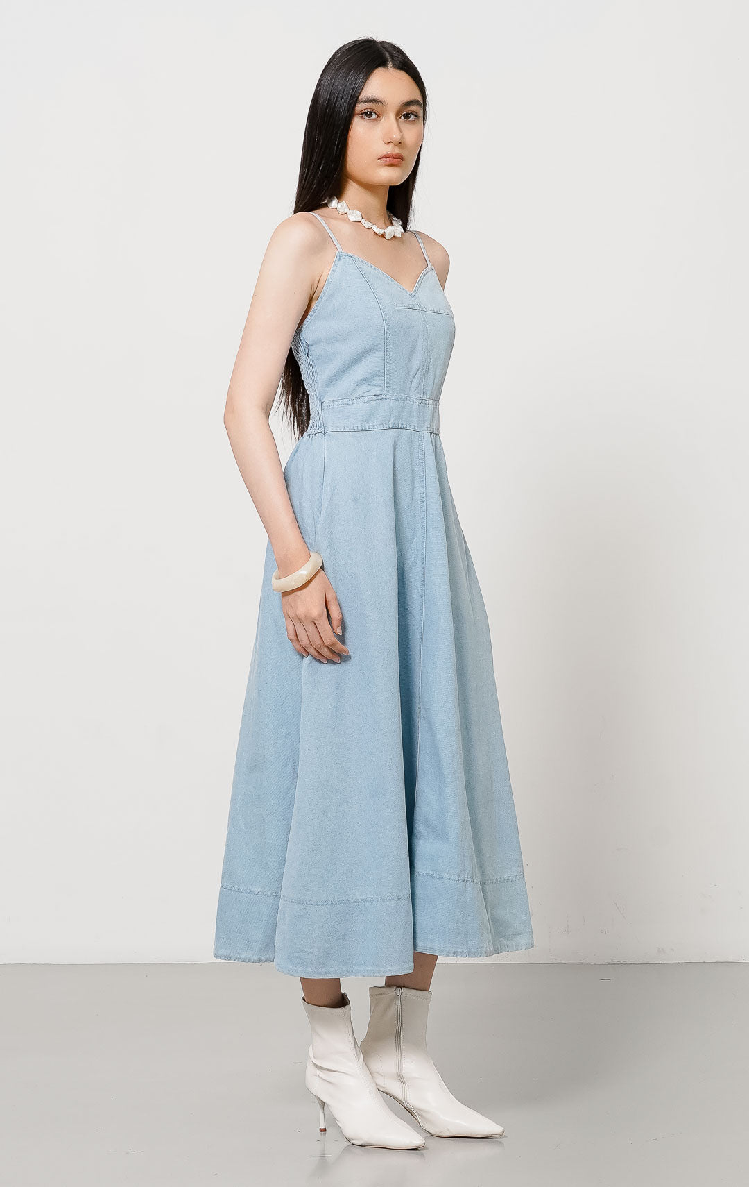 Cassandra Dress Light Denim