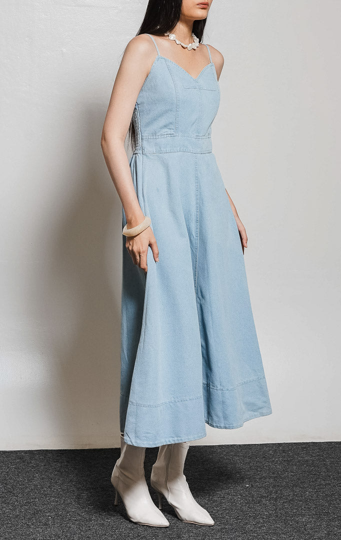 Cassandra Dress Light Denim