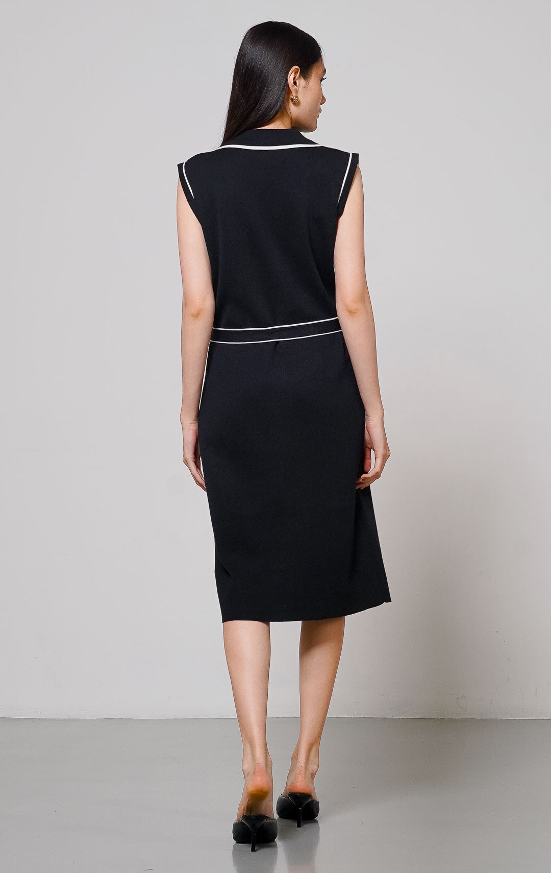 Janice Knit Dress Black
